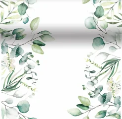 Paper + Design 3-in-1 tafelaankleding Eucalyptus White wit 40 x 480 cm