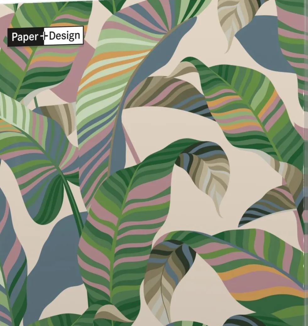 Paper + Design servet Banana Leaves multi 33 x 33 cm 20 stuks