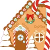 Paper + Design servet Cookie House wit 33 x 33 cm 12 stuks