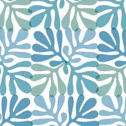 Paper + Design servet Coral Patt blauw 33 x 33 cm 20 stuks