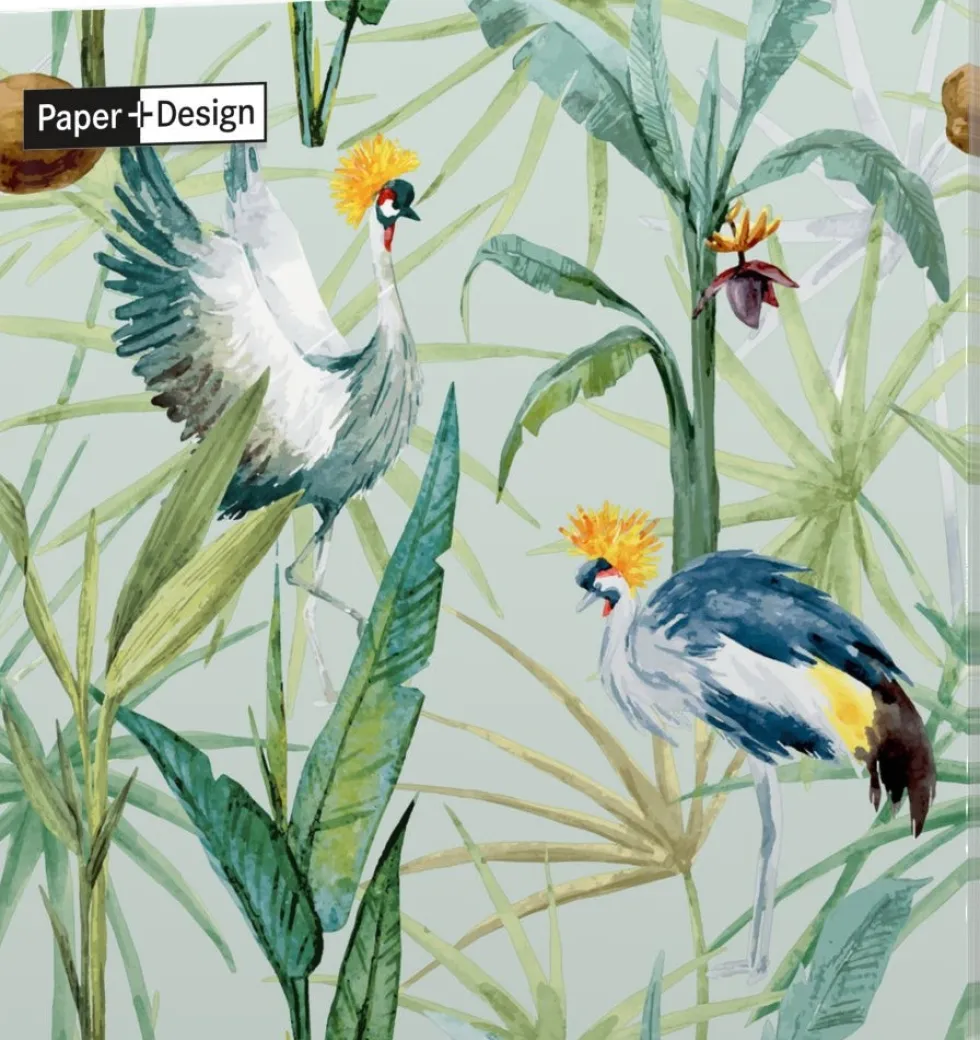 Paper + Design servet Dancing Birds multi 33 x 33 cm 20 stuks