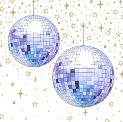 Paper + Design servet Disco Ball 33 x 33 cm 20 stuks