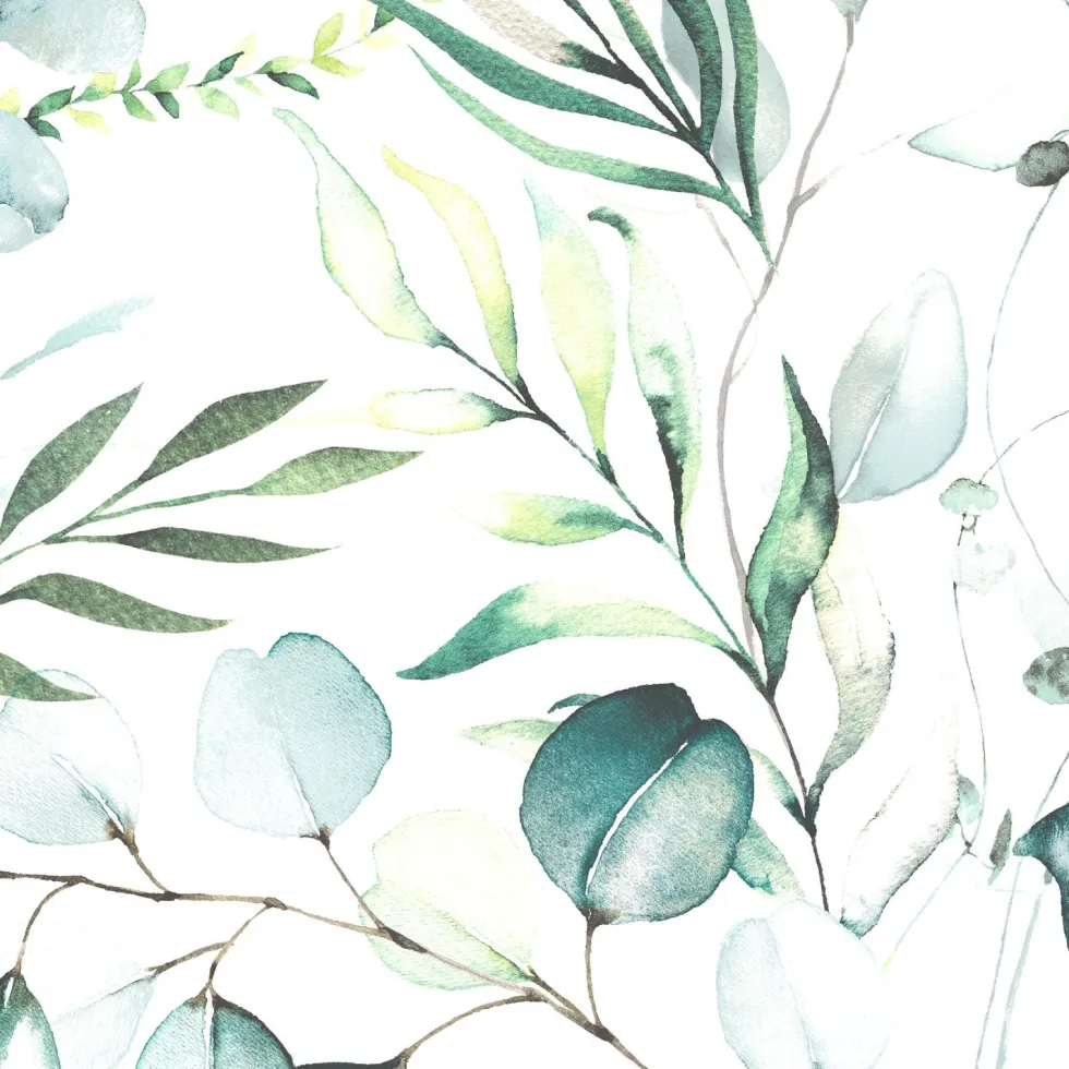 Paper + Design servet Eucalyptus White wit 33 x 33 cm 20 stuks