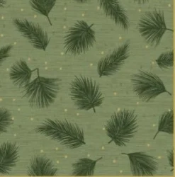 Paper + Design servet Green Xmas groen 33 x 33 cm 20 stuks