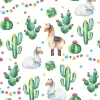 Paper + Design servet Lamas wit 33 x 33 cm 20 stuks