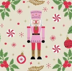 Paper + Design servet nutcracker holiday 33 x 33 cm 20 stuks