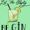 Paper + Design servet party gin groen 33 x 33 cm 20 stuks