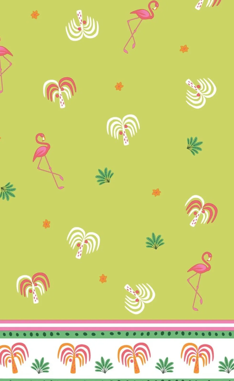 Paper + Design tafelkleed cabana mix geel 220 x 138 cm