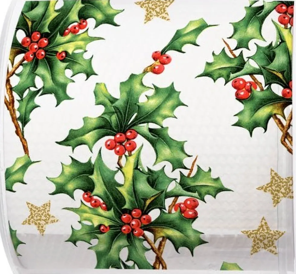 Paper + Design toiletpapier holly all over 3-laags