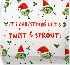 Paper + Design toiletpapier Kerst twist and sprout 3-laags
