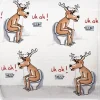 Paper + Design toiletpapier Kerst elk uh oh! 3-laags