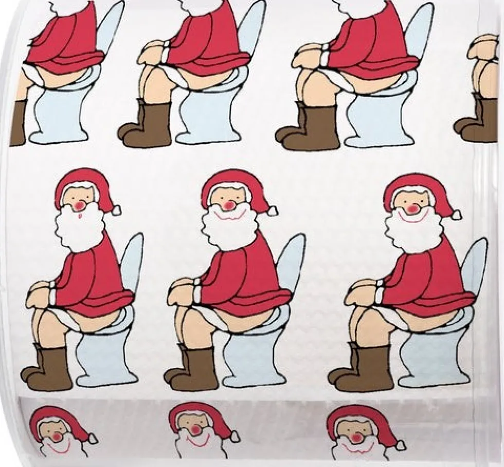 Paper + Design toiletpapier Kerst oh santa 3-laags