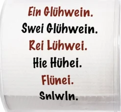 Paper + Design toiletpapier Kerst glühwein 3-laags