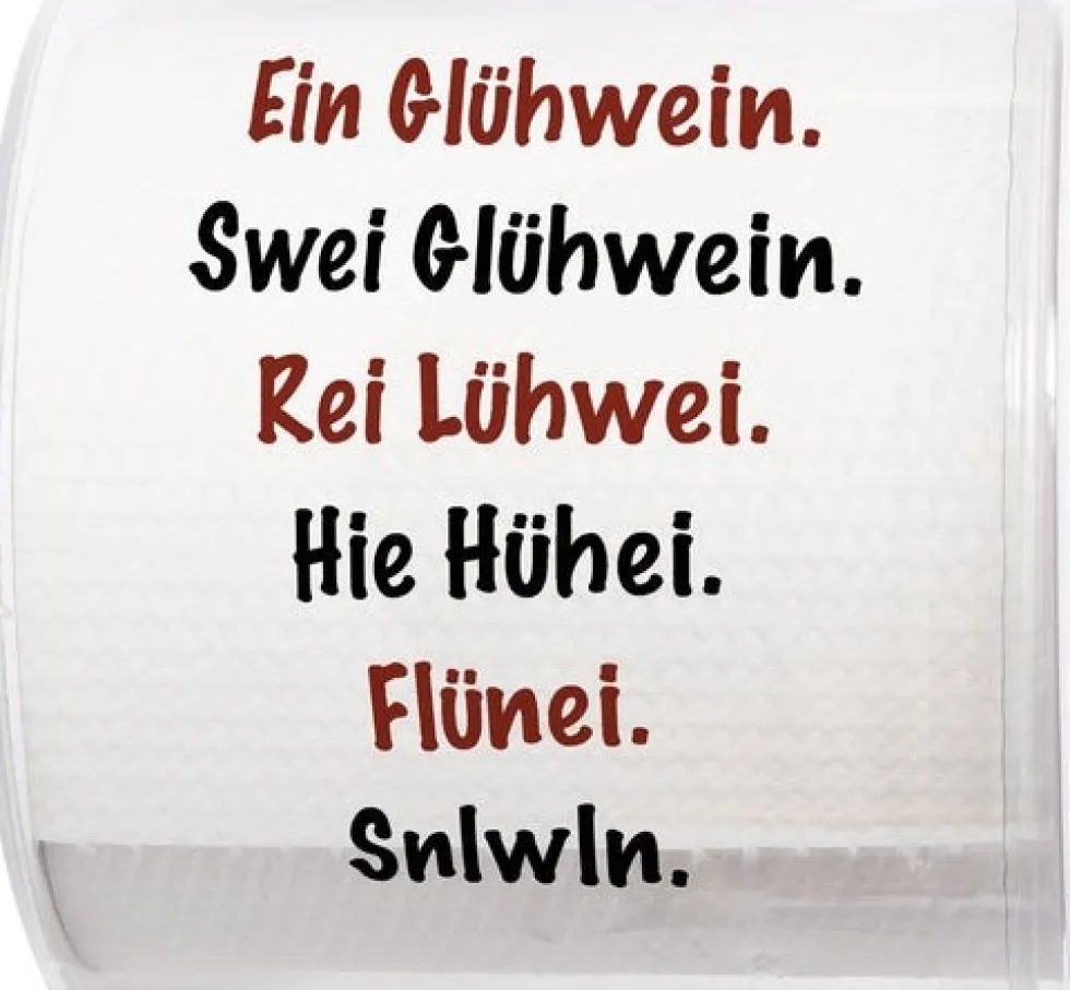 Paper + Design toiletpapier Kerst glühwein 3-laags