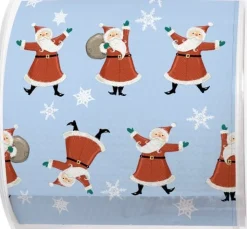 Paper + Design toiletpapier Kerst dancing santas 3-laags