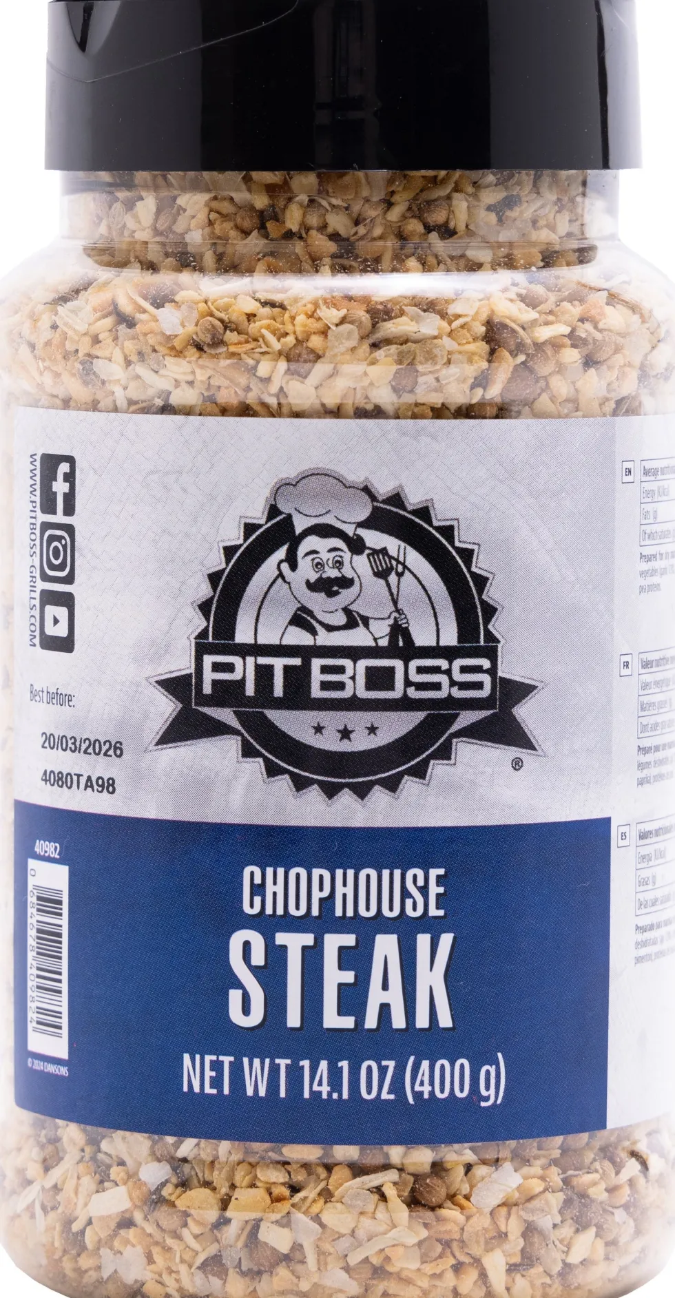 Pit Boss barbecue kruiden Chophouse Steak rub 400 gr