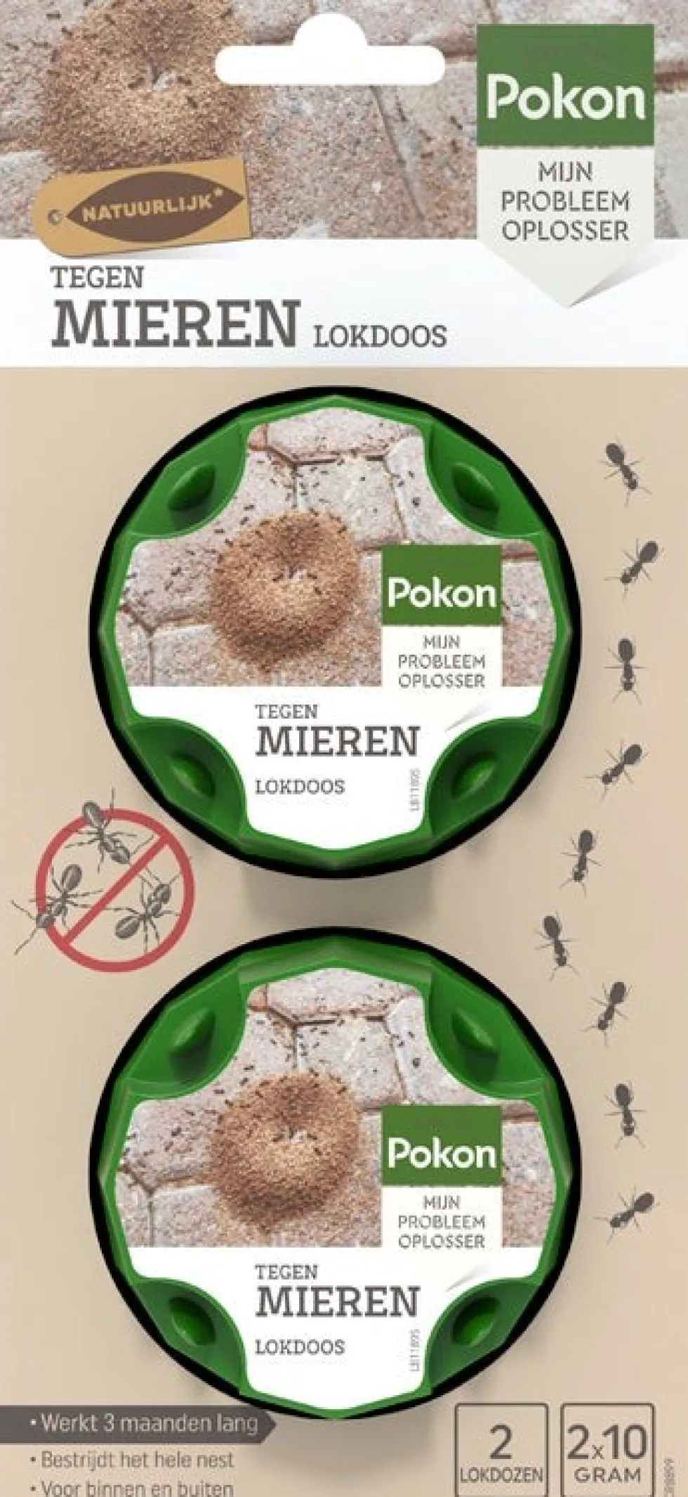 Pokon tegen mieren lokdoos 2 stuks