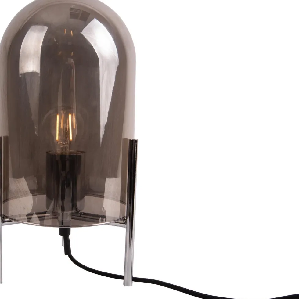 PT Living tafellamp Bell grijs D 16 H 30 cm
