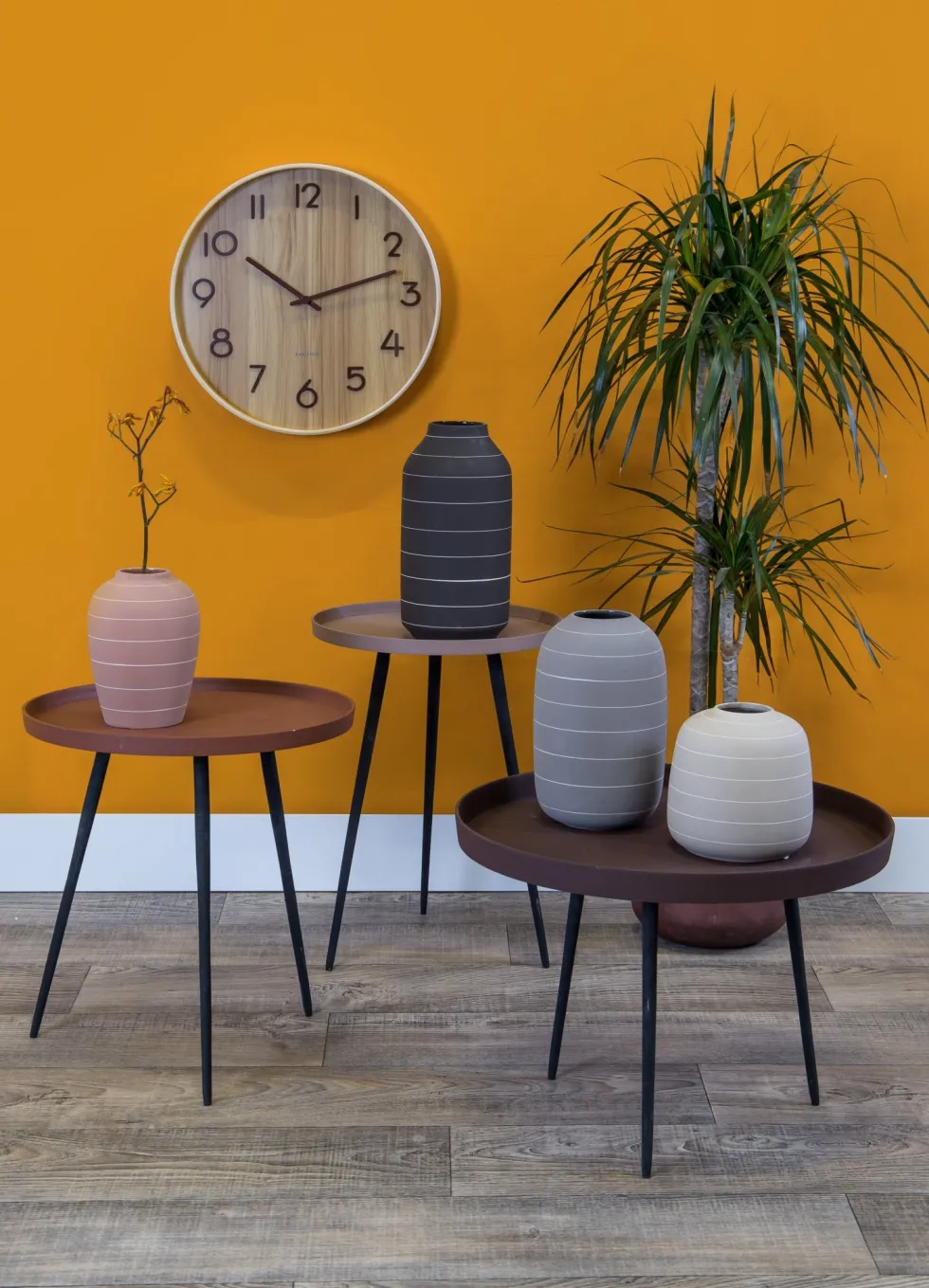 PT Living wandklok Pure naturel D 40 H 4,5 cm