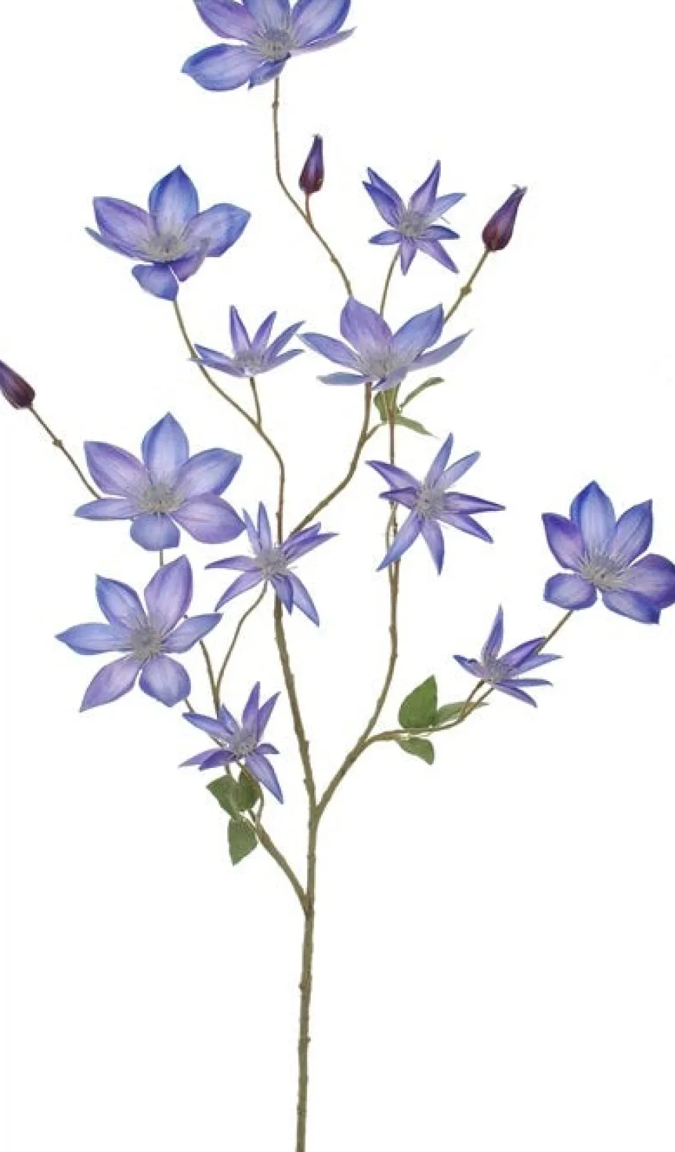 Pure kunstbloem Bosrank blauw H 110 cm