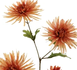 PURE kunstbloem Chrysant oranje 65 cm