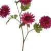 Pure kunstbloem Chrysant rood H 105 cm