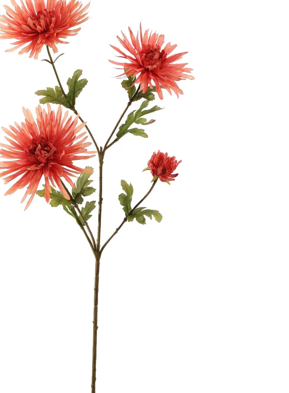 PURE kunstbloem Chrysant rood 65 cm