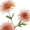 PURE kunstbloem Chrysant zalm 65 cm
