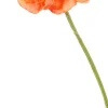 Pure kunstbloem Pioenroos oranje H 65 cm