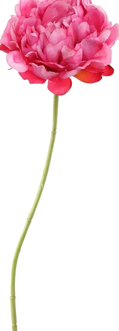 Pure kunstbloem Pioenroos roze H 65 cm