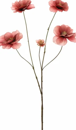 PURE kunstbloem Ranonkel roze 80 cm