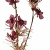 Pure kunstbloem Ridderspoor bordeaux H 65 cm