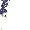 Pure kunstbloem Turkse Lelie goud / blauw H 105 cm