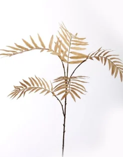 Pure kunsttak Palm bruin H 77 cm