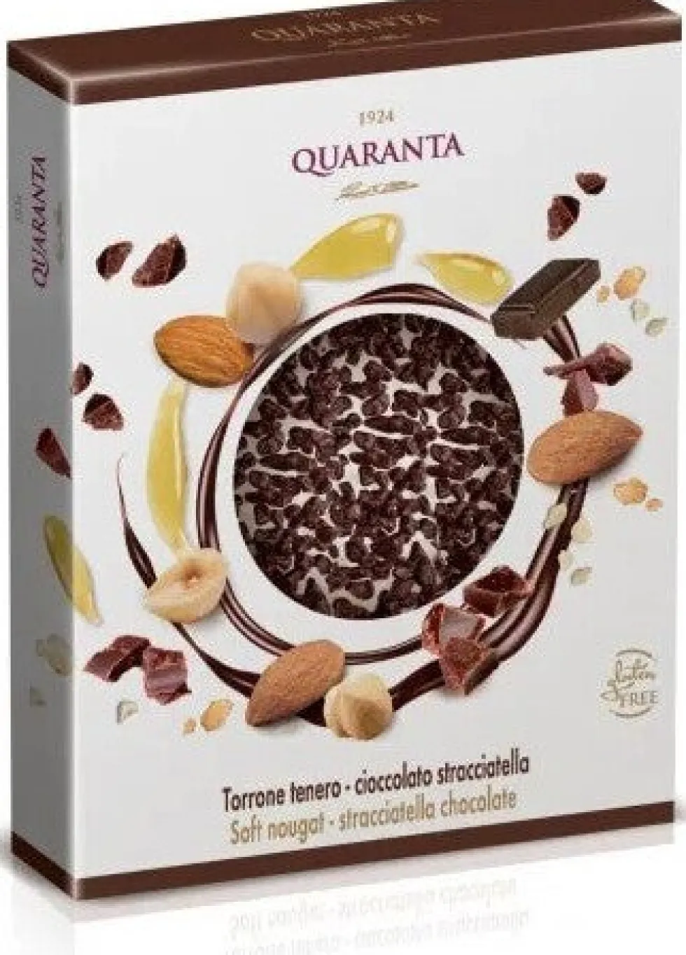 Quaranta nougat Zacht stracciatella 135 gr