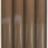 Rustik Lys dinerkaars Gloss bruin 8 uur 4 stuks