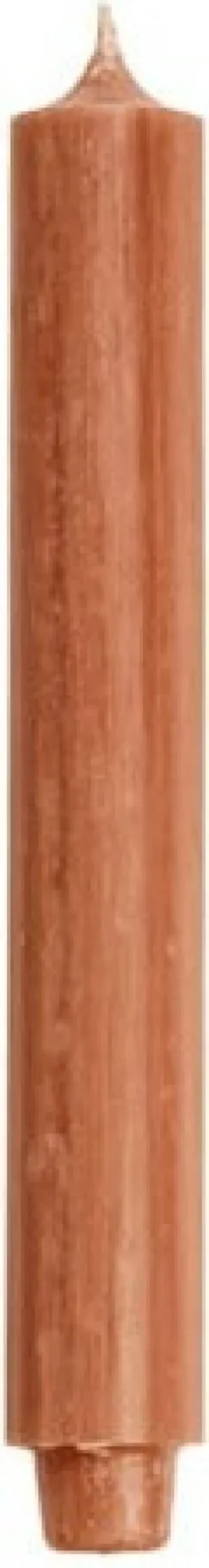 Rustik Lys dinerkaars oranjebruin 21 uur D 3,2 H 30 cm