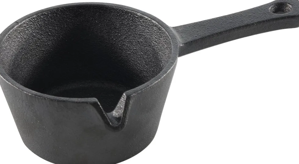 sauspan zwart D 9,5 H 5 cm