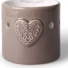 ScentChips brander hart 9x9cm taupe