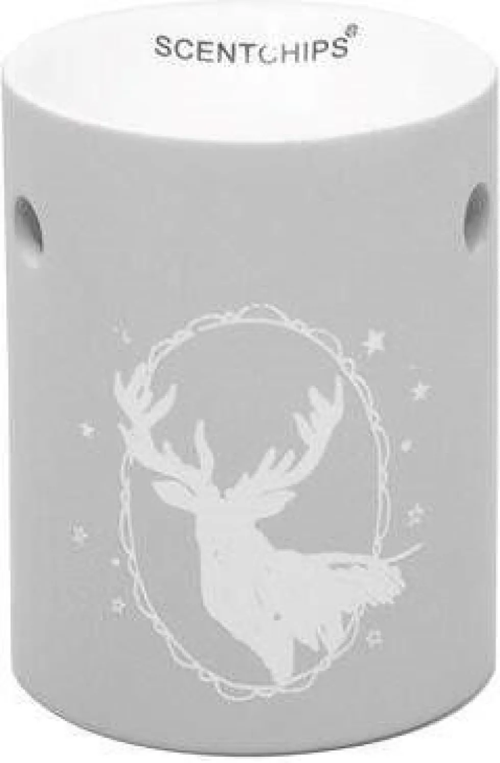 ScentChips geurbrander Xmas Rendier grijs 9 x 9 x 11 cm
