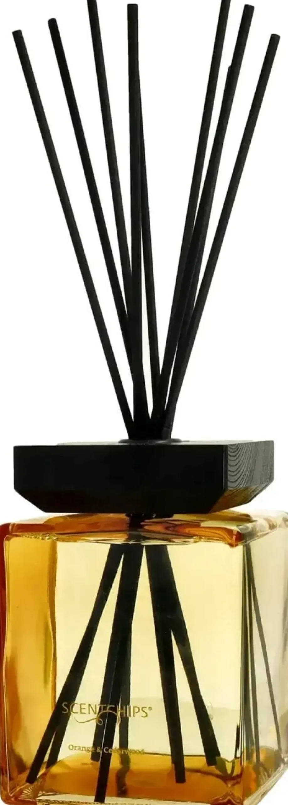Scentchips geurstokjes Square Orange & Cedar zwart / oranje 1000 ml