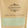 Scentchips kaarsenzand groen 500g