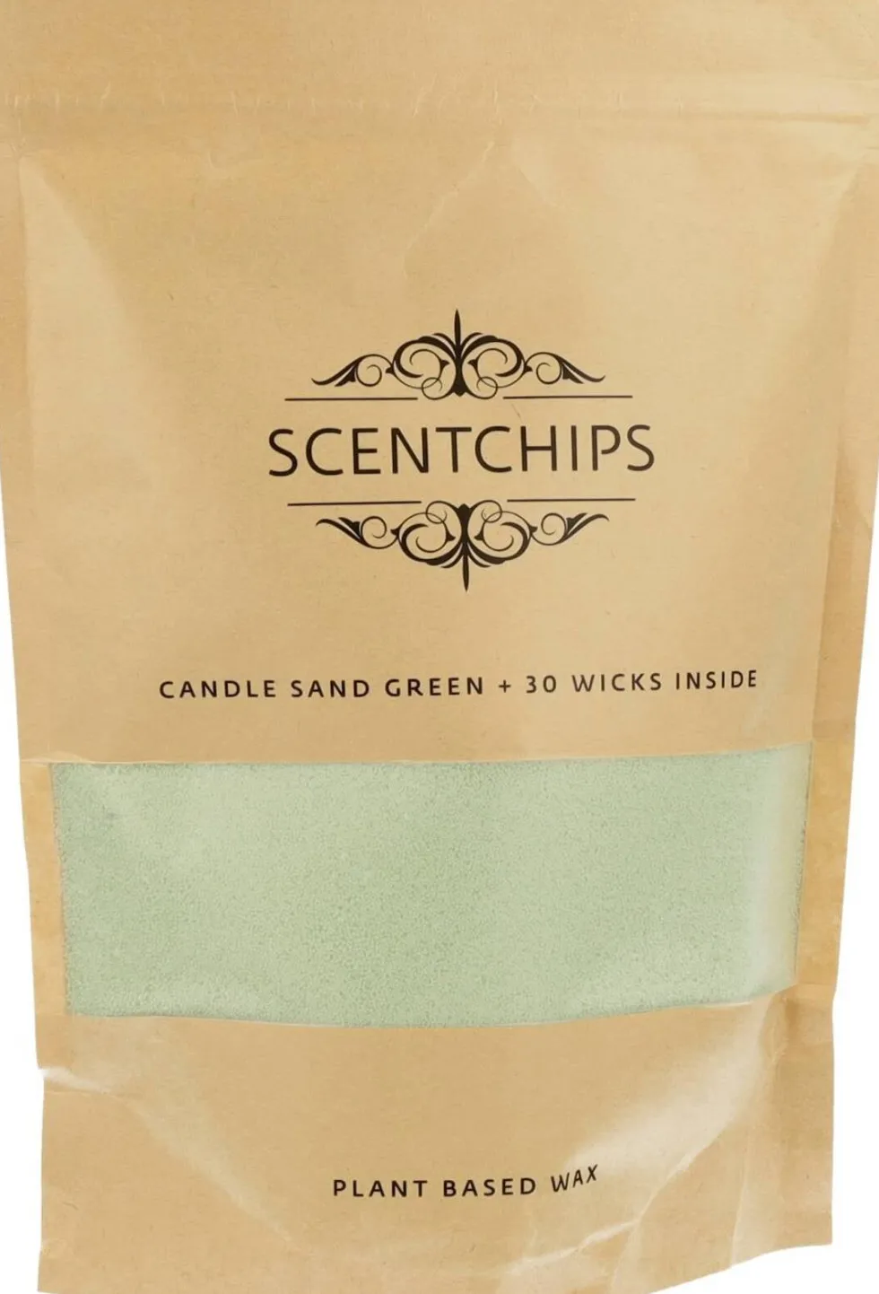 Scentchips kaarsenzand groen 500g