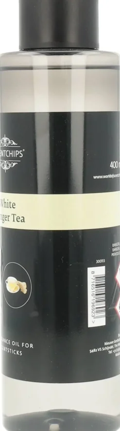 Scentchips navulling geurstokjes White Ginger Tea 400 ml