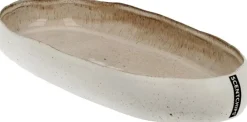 Scentchips schaal voor kaarsenzand Sand Pebble crème / beige 27,5 x 13 x 3,5 cm