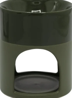 ScentChips wax geurbrander Pilar groen D 10 H 12 cm