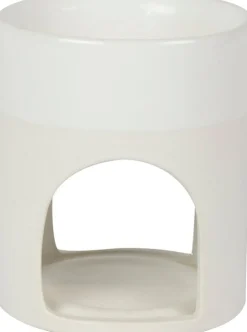 ScentChips wax geurbrander Pilar wit D 11 H 11 cm