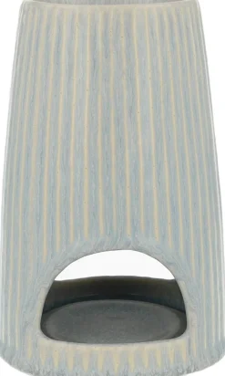 ScentChips wax geurbrander Rib grijs D 10 H 16 cm
