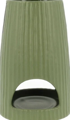 ScentChips wax geurbrander Rib groen D 10 H 16 cm