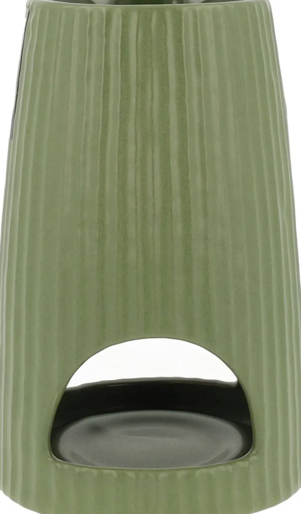 ScentChips wax geurbrander Rib groen D 10 H 16 cm